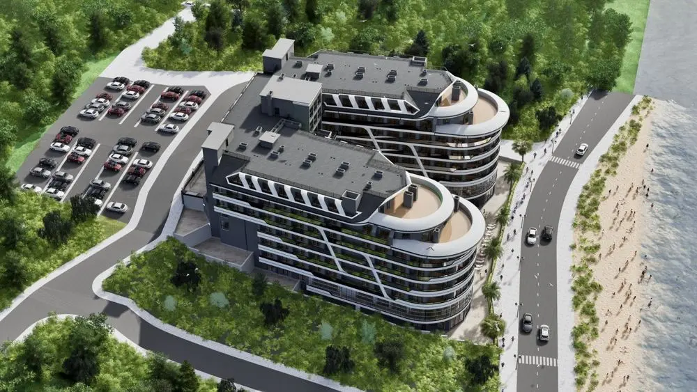 Otel projesi — plaj cephesi